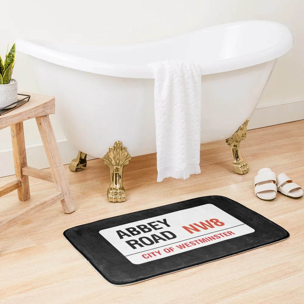 

Abbey Road Bath Mat Non-Slip Pad Floor Mat For Bathroom