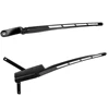 1Pcs Front Windshield Wiper Arm For Audi Q7 2007-2016 Left & Right Side Black Durable Iron Material Car Accessories 1