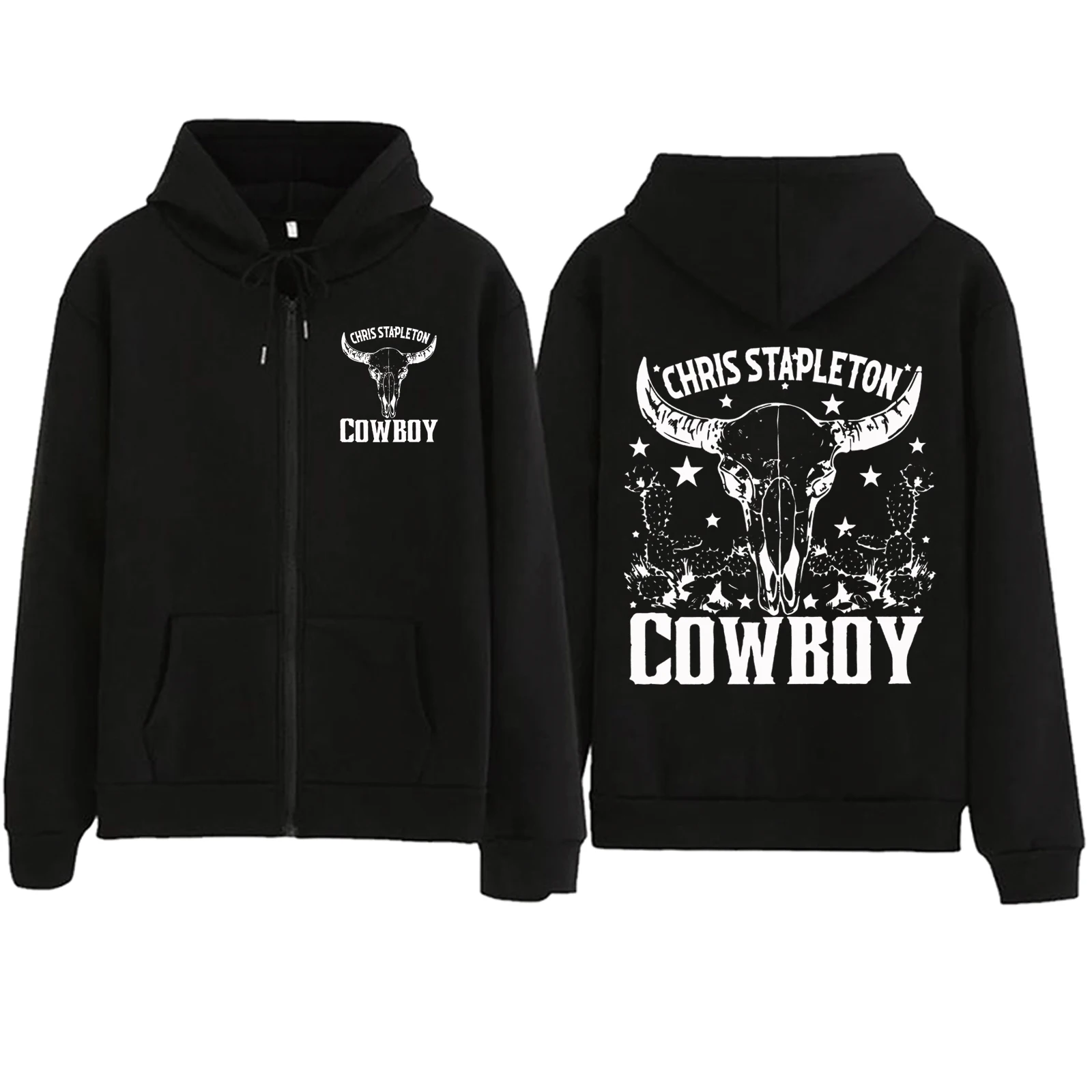 

Chris Stapleton Higher Zipper Hoodie Harajuku Pullover Tops Hip Hop Western Country Music Sweatshirt Streetwear Fans Gift
