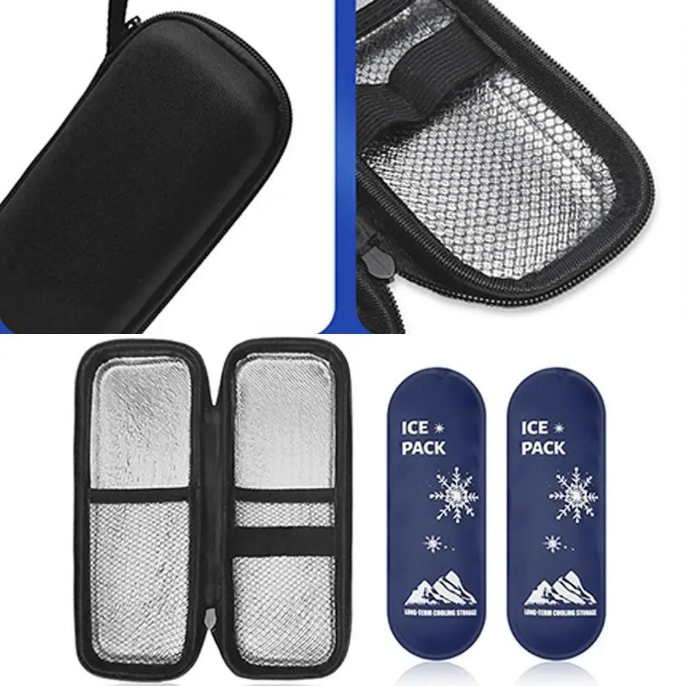 Portable Insulin Cooling Bag Glaciated Cold Storage Bag Medicine Travel Pocket Cooler Pen Bag Pack Drug Freezer for Diabetes 5