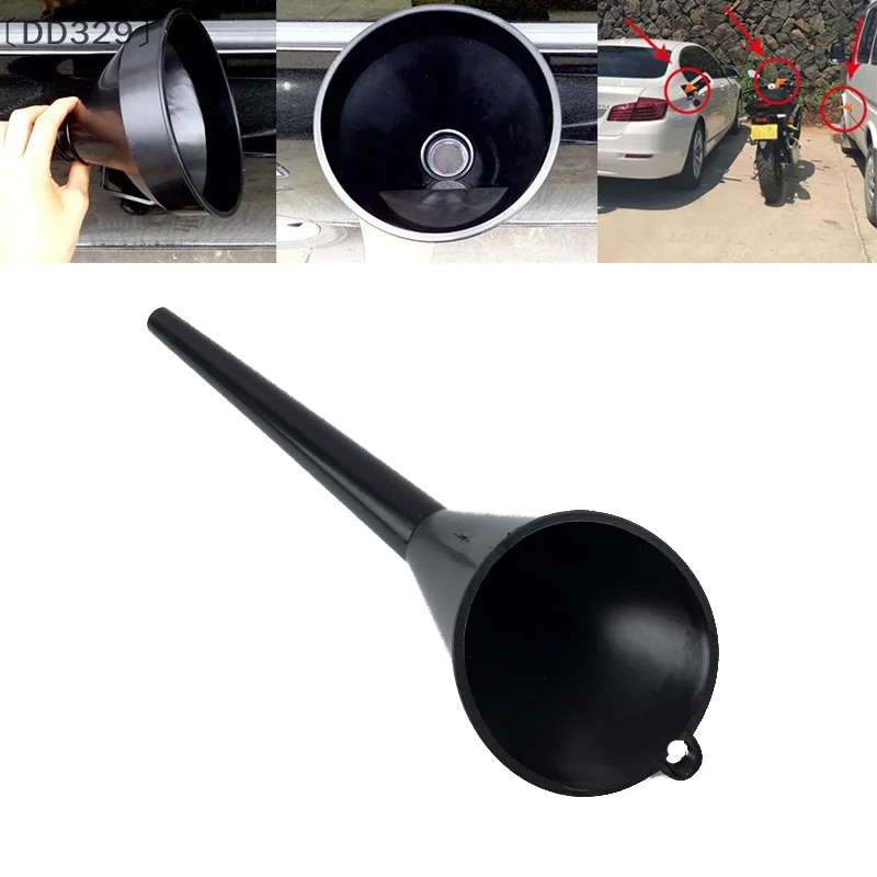 〔DD329〕Car Fuel Funnel Car Refueling Multi-Function Plastic Long Neck Oil Funnel For All Automotive Oil
