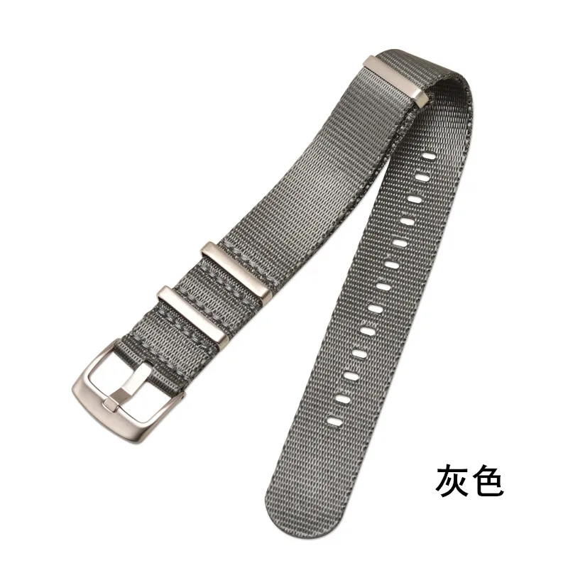 Deluxe Military-Style Nylon Strap with Triple Ring Buckle