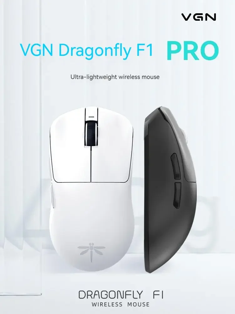 Vgn Dragonfly F1 Pro Max MOBA 2.4g Wireless Mouse Paw 3395 