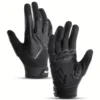 Sports Outdoor Spring and Autumn Bicycle Riding Gloves Long Fingers Ultra Fiber Sunscreen, Wear resistant, Anti slip 1