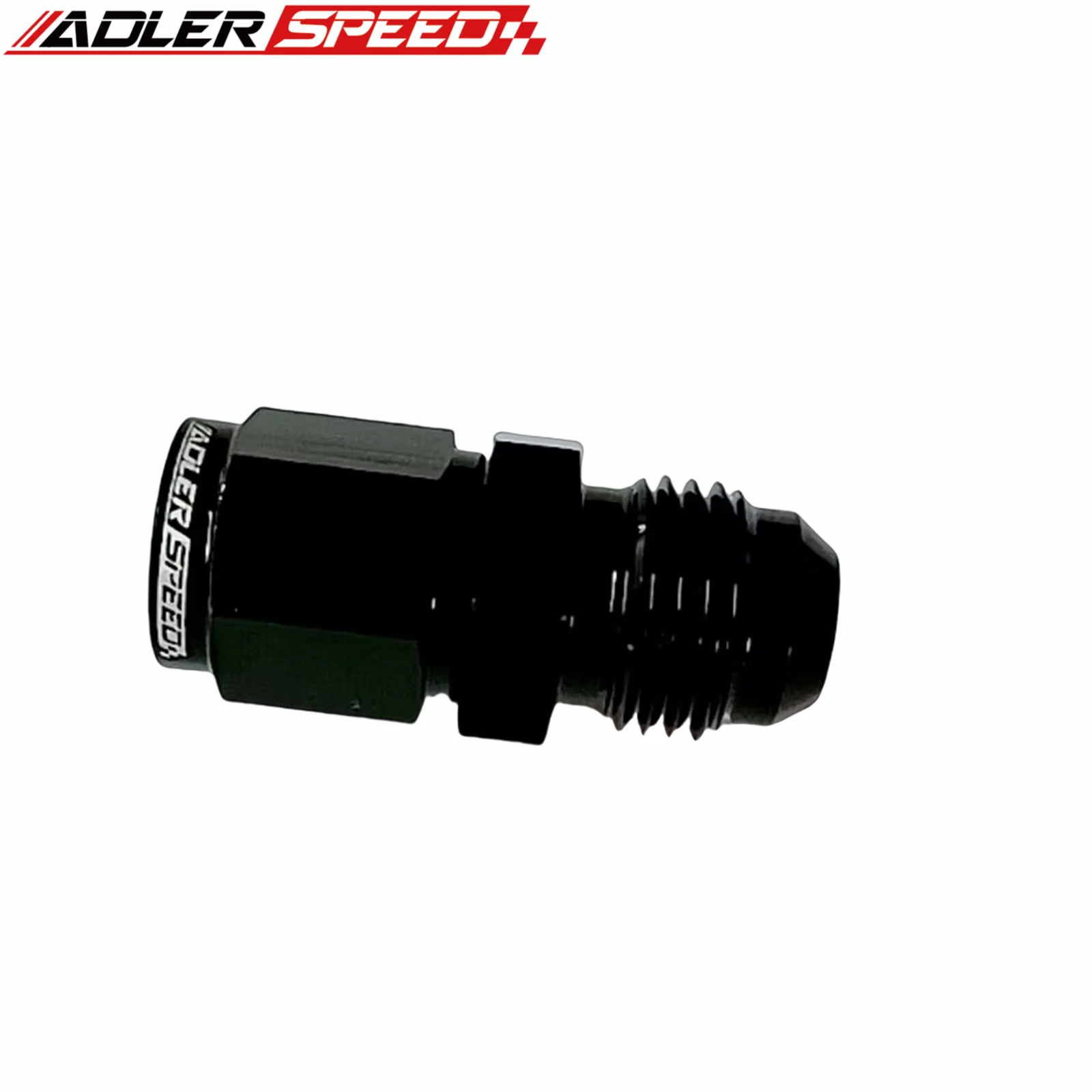 ADLER SPEED AN6 AN-6 To M12 X 1.5 / M16 X 1.5 Aluminum Fuel Oil Hose Fitting Adapter Black