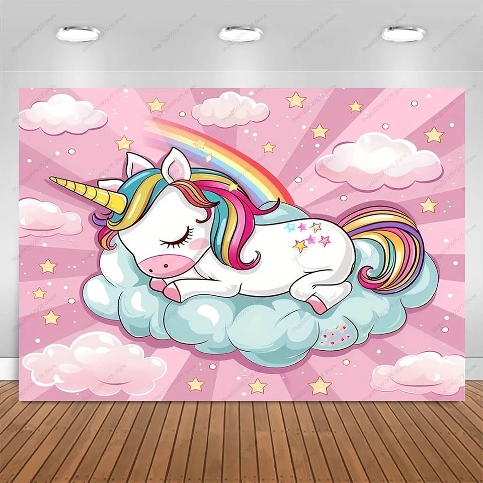 Invito Con Unicorno E Arcobaleno Per Bambina Di 4 Anni | Crea Inviti Personalizzati Di - Foto 12
