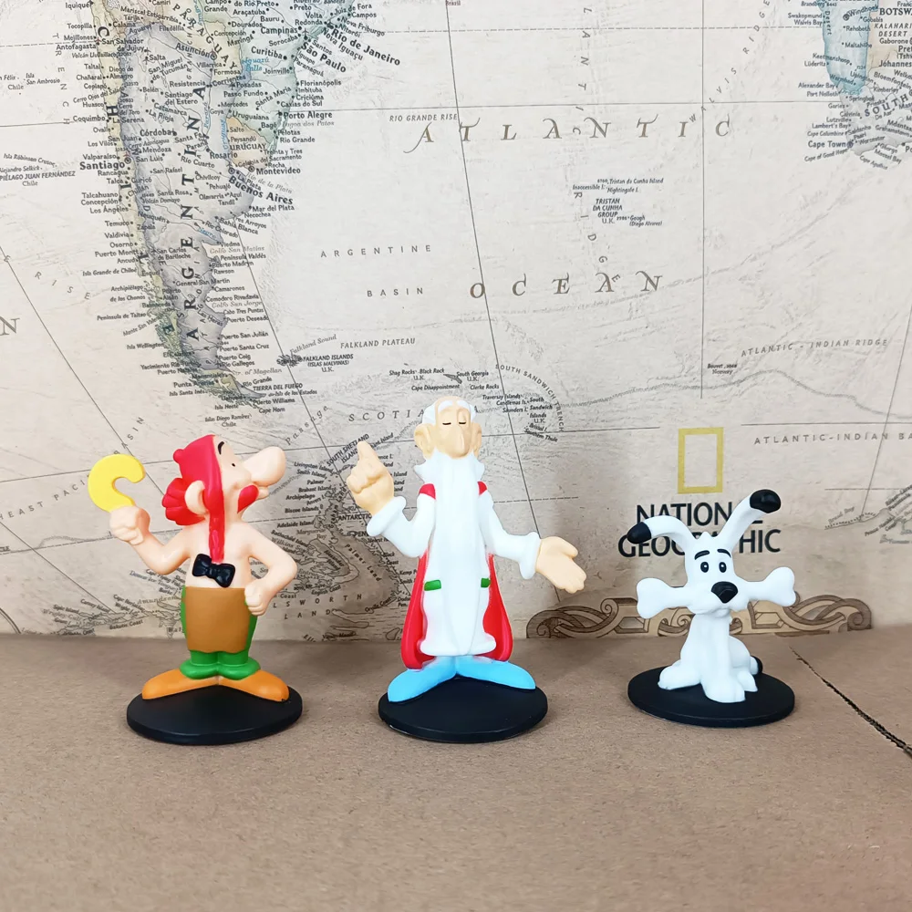Gallia Hero Warrior Asterix Le Gaulois Gaul der Gallier Obelix Panoramix Dogmatix Crafts Figure Model Ornaments Miniature Figurines