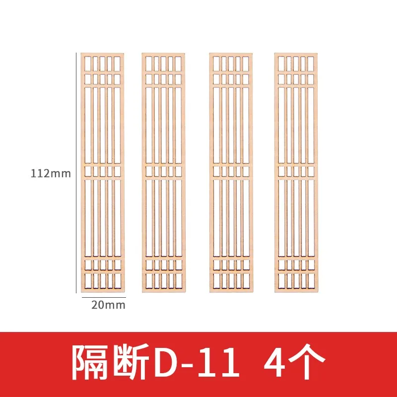 Miniature Wooden Dollhouse Decor with Folding Decorative Door