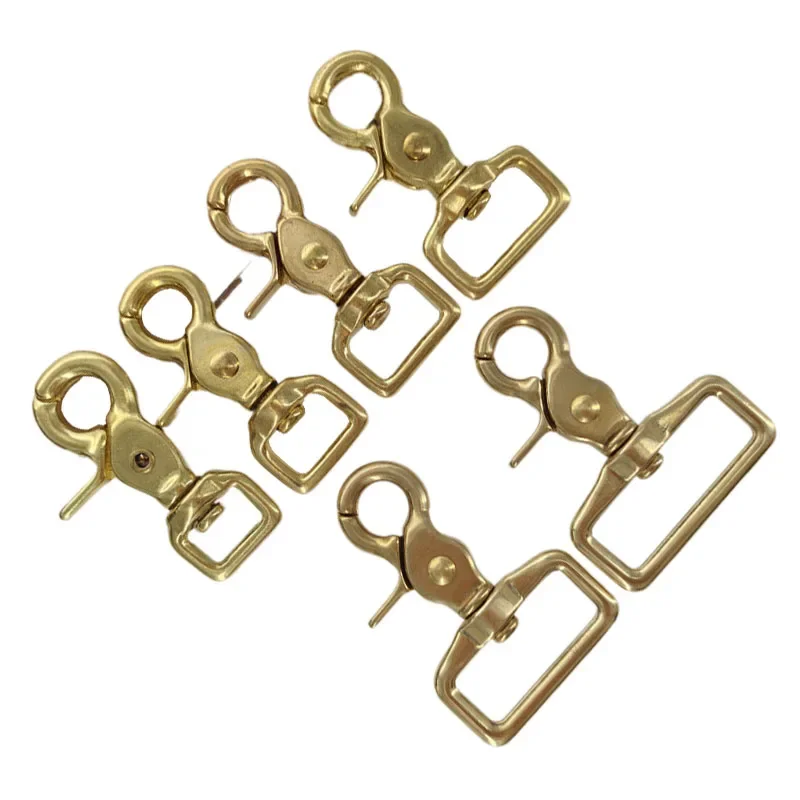 

Luxury Bag Hardware Parts Copper Hook Clasp Wallet Purse Clasps Brass Dog Hook Clasp DIY Jewelry Supplies Bag Accessories