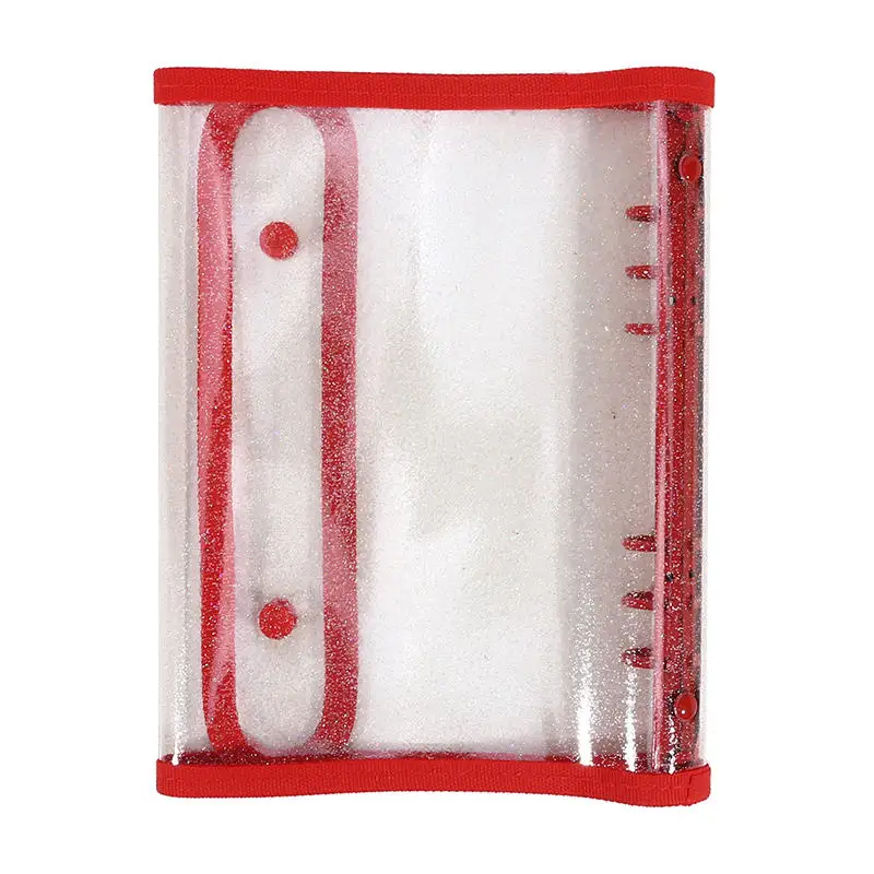 A5 Binder Doppel-Schnalle Abdeckung 10 stücke Nachfüllen Ärmeln Taschen DIY Lose Blatt Foto Kpop Organizer Halter idol Karte lagerung Buch – Detail 21