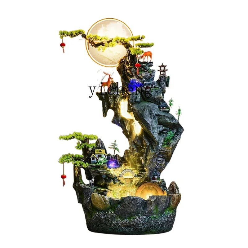 

YY Junling Fairyland Landscape Flowing Water Ornaments Implies Good Gifts
