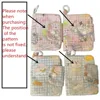 New Cartoon Coin Purse Multifunctional Cotton Fabric Wallets Large Capacity Mini Storage Bag 6
