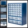 42 Compartment Plastic Storage Organizer Hardware Crafts Tools Fishing Tackle Beads Makeup Jewelry Wall Mountable or Desktop 4