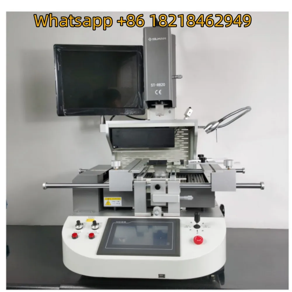 Silman ST-R820 BGA Rework Station For Repairing Phone Mainboard TV IC Chips LED Digital Display Soldering Reballing Machine 4
