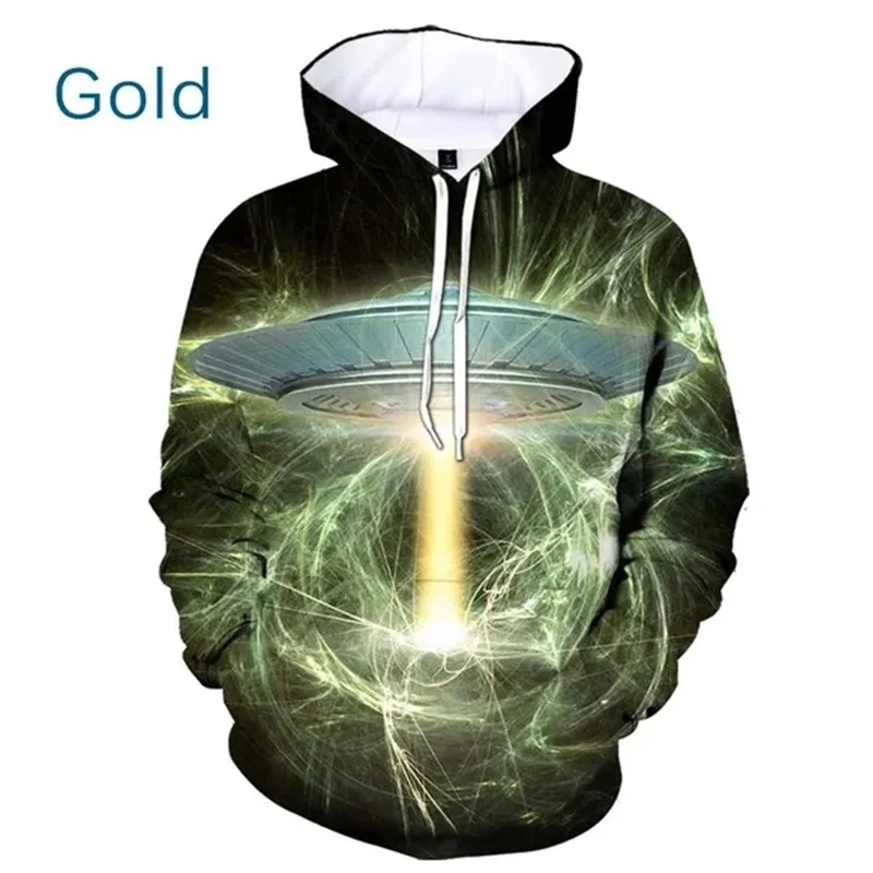 thumbnail image 1 of Nueva moda 3D Impresión OVNI Sudaderas con capucha para hombres Suéteres de gran tamaño Sudaderas con capucha Primavera Otoño Ropa de calle Sudadera con capucha Ropa de diseñador para hombres, 1 of 5