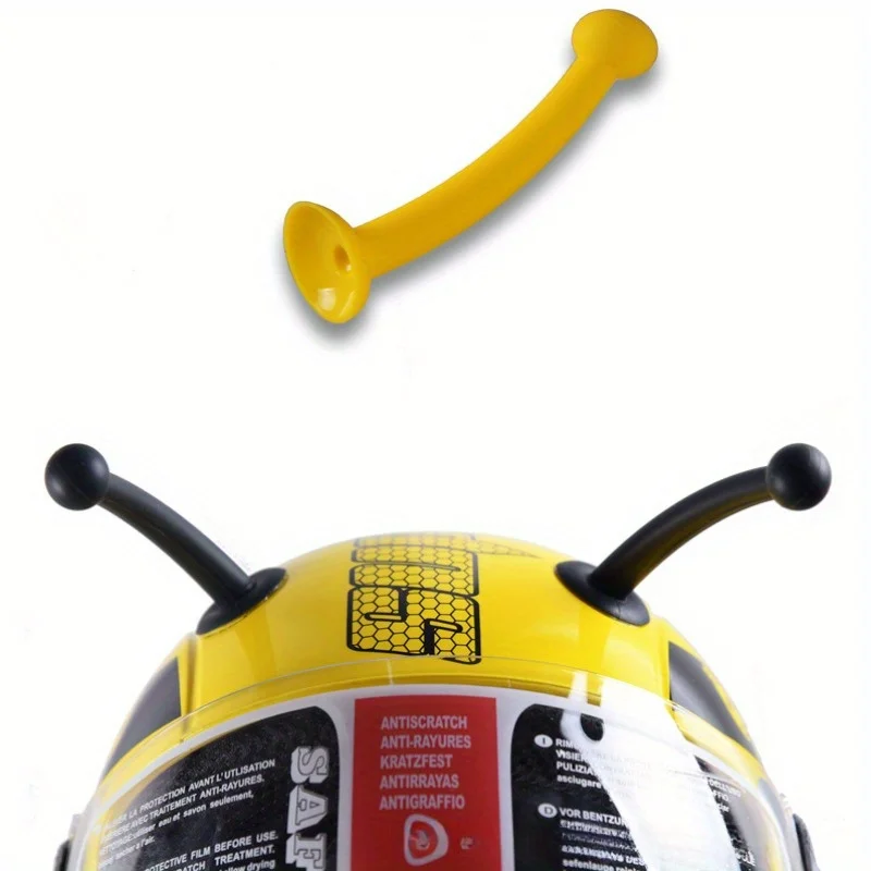 2pcs Silicone Motorcycle Helmet Antenna Bee Snail Antennae Corner Ox Horn Motorcycle Helmet Accessories, Motorcycle Accessories