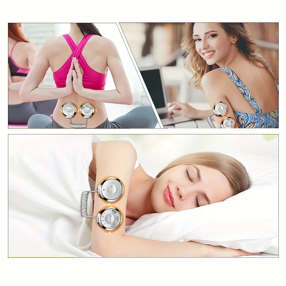 Portable Massage Machine for Daily Fitness-Ideal for Men and Women-Targets Body, Belly, Arms, and Legs