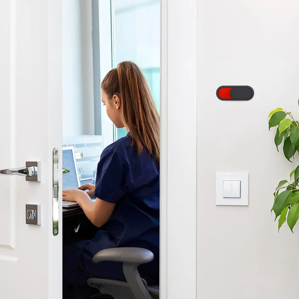 Privacy Door Sign With Slider - Vacant/Occupied Indicator For Offices & Bathrooms