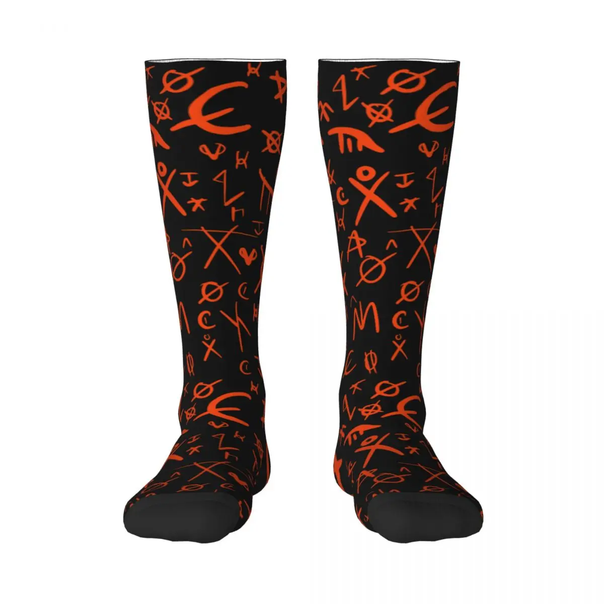 

God Of War Runes 17 Contrast color socks Retro Elastic Stockings Humor Graphic Cute Adult Stockings