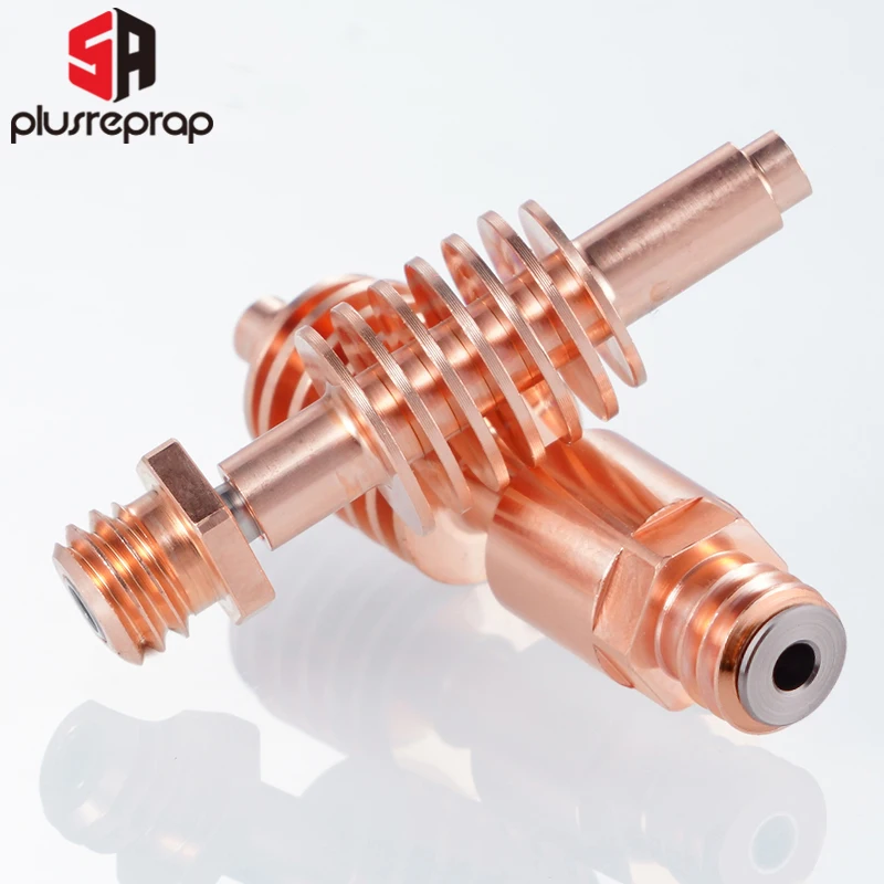 Heatbreak V2.0 Standard High Flow Upgrade Titanium Copper Core For Pha-etus Dra-gon Hot End Carbon Fiber