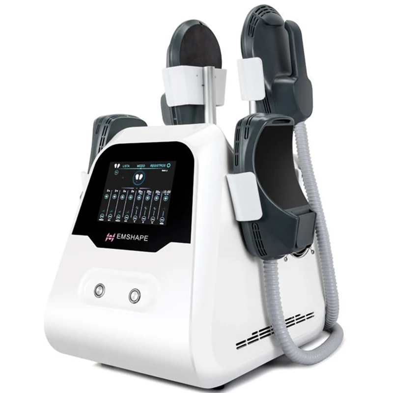 

Hot Selling Newest Technology 4 Handles Magnetic Stimulation Rf Muscle Build Fat Removal Massage Machine