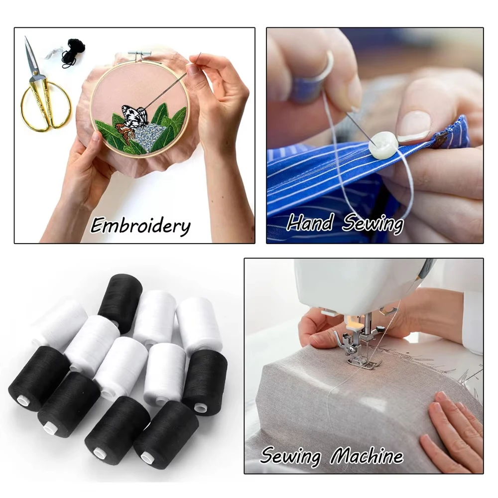 2Pcs%20500M%20Sewing%20Thread%20Polyester%20Thread%20Black%20White%20Strong%20And%20Durable%20Sewing%20Threads%20Sewing%20Spools%20Polyester%20For%20Hand%20Machine%20-%20Image%204
