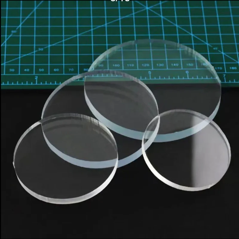 2/3/4 Inch Clear Acrylic Circle Sheet Acrylic Round Disc Blank Circle for  Cake Holders Coasters Painting Art Project DIY Crafts - AliExpress