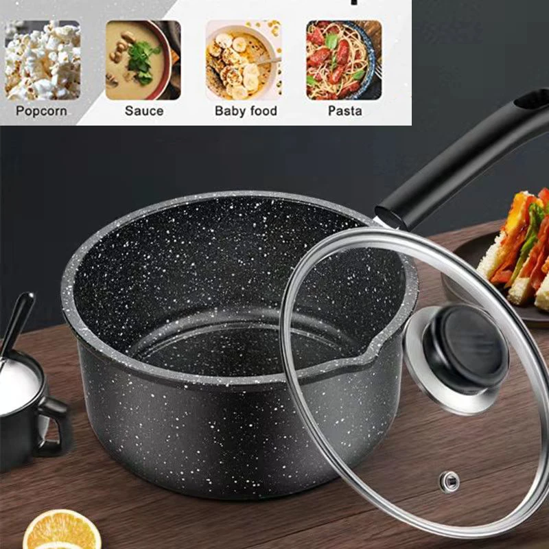 Nonstick Granite Coating Saucepan Pfoafree Durable Milk Pot Cooking