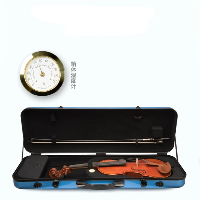 Étui rectangulaire en fibre de carbone et fibre de verre pour violon 4/4  avec sac de partitions (caseb 1) : : Instruments de musique et Sono