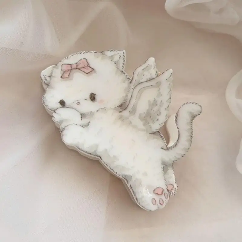 

1 шт. милый зажим в форме кота из мультфильма для девочек заколка для волос модные изысканные универсальные аксессуары для волос декоративный зажим для когтей