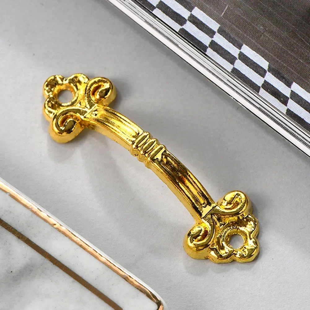 Jewelry Wooden Gift Box Miniature Knobs Pulls Antique Drawer Small Handle Jewelry Box Gift Packaging Accessories 10PCS furniture handles ball lever knob