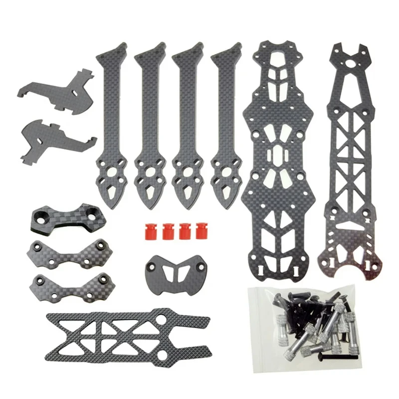 

New RC MAK4 5 inch 225mm 4 axle Carbon Fiber Frame Rack For RC DIY Racing Freestyle Quadcopter FPV Drone Parts