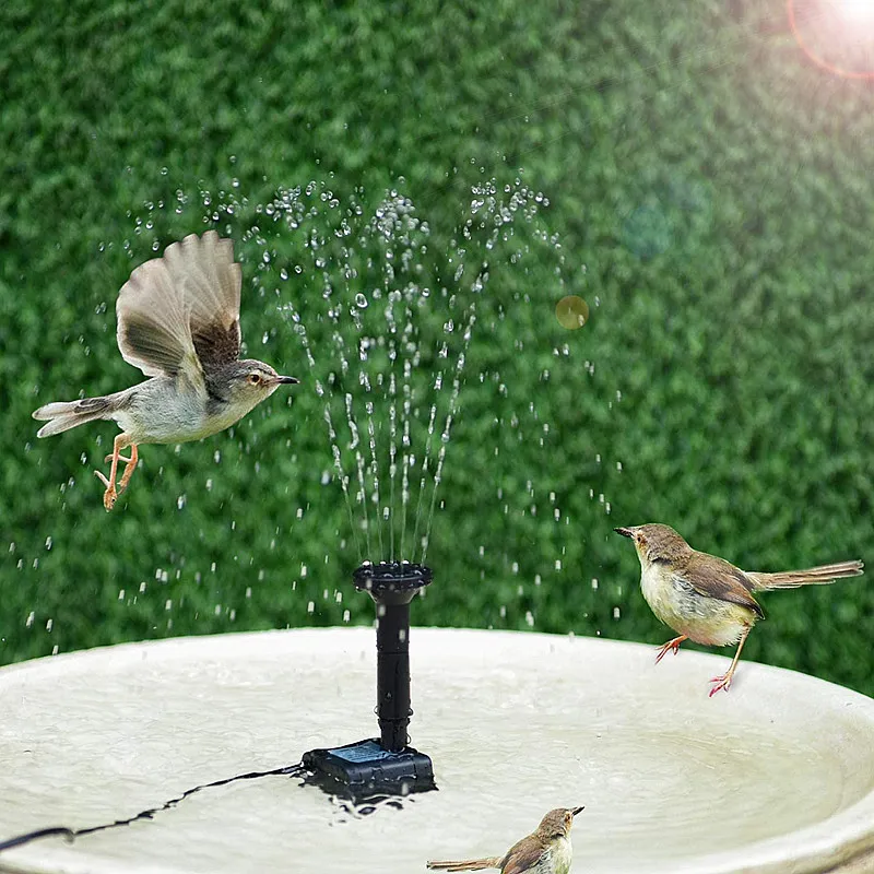 Solar Water Fountain Pool Solar Garden Fountain Pump Waterfall Outdoor Bird Bath Running Powered Floating Decoration solar fountain solar fountain pump water fountain garden pond fountain solar water pump
