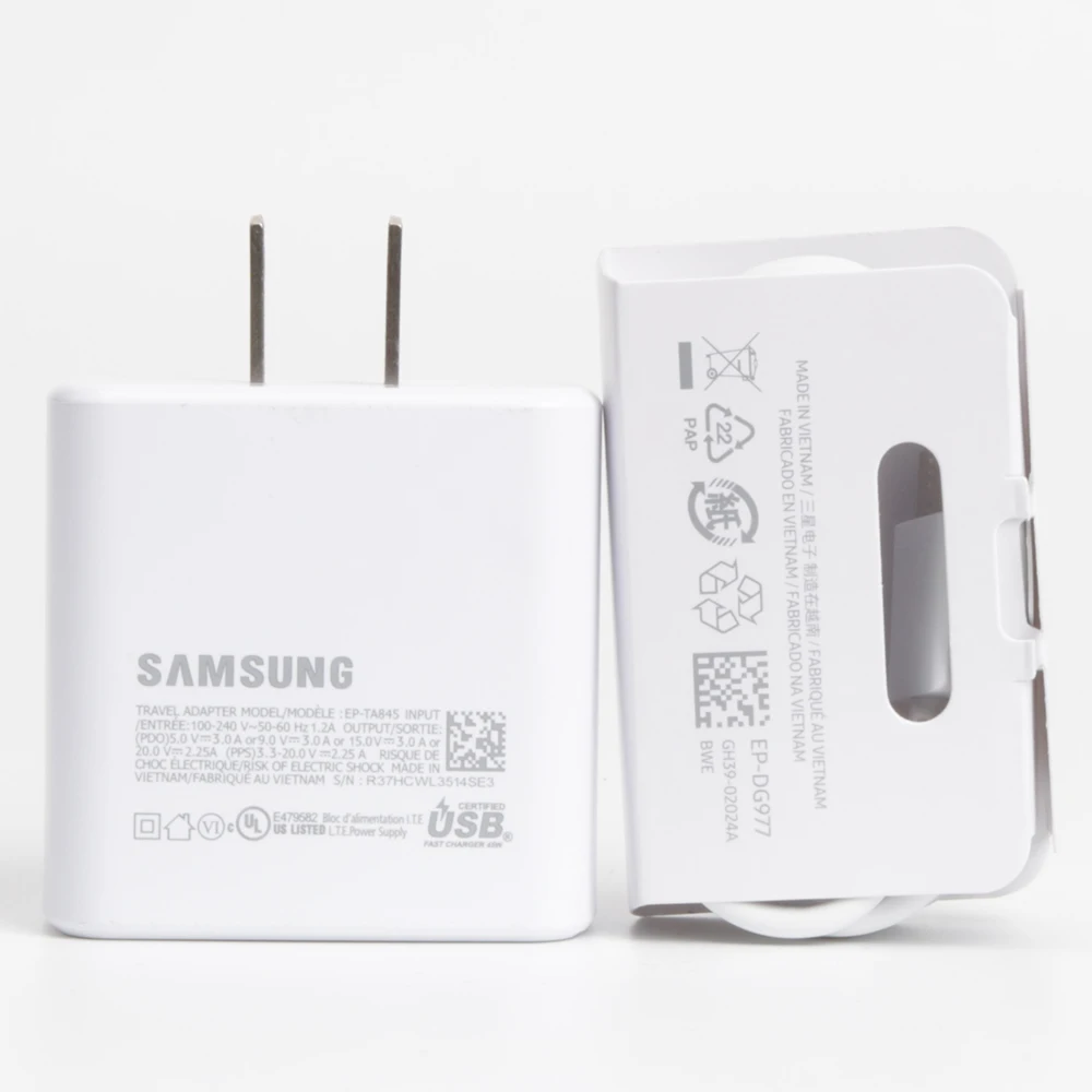 65 watt charger Original Samsung S21 S20 5G 45w Charger Super Fast Charge USB Type C Pd PPS Quick Charging EU For Galaxy Note 20 Ultra 10 12 v usb Chargers