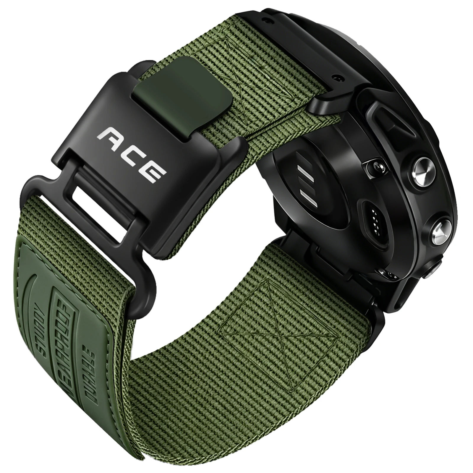 Durable Nylon Watch Strap - Universal Fit, 26mm/22mm, Multiple Styles