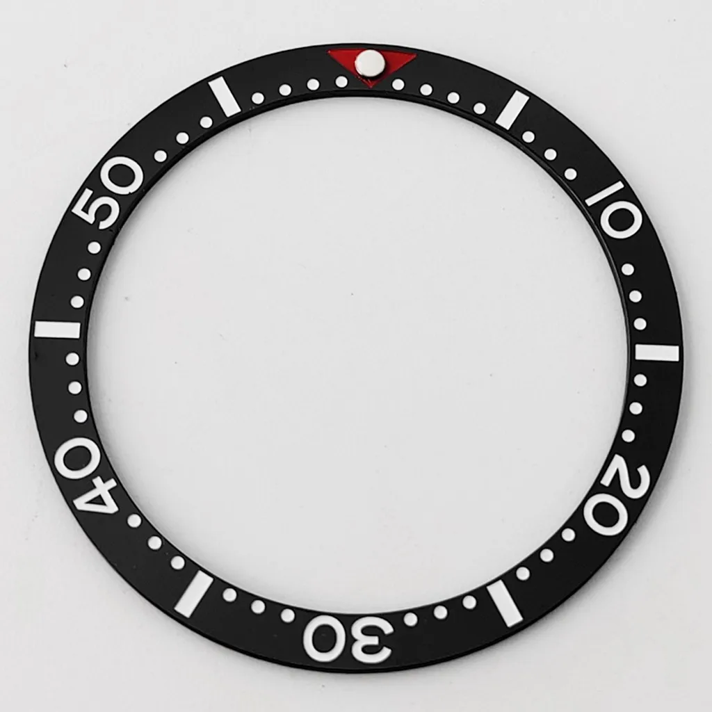 세라믹 시계 베젤 블랙 인서트 직경 38mm x 31.5mm, 시계 액세서리 부품