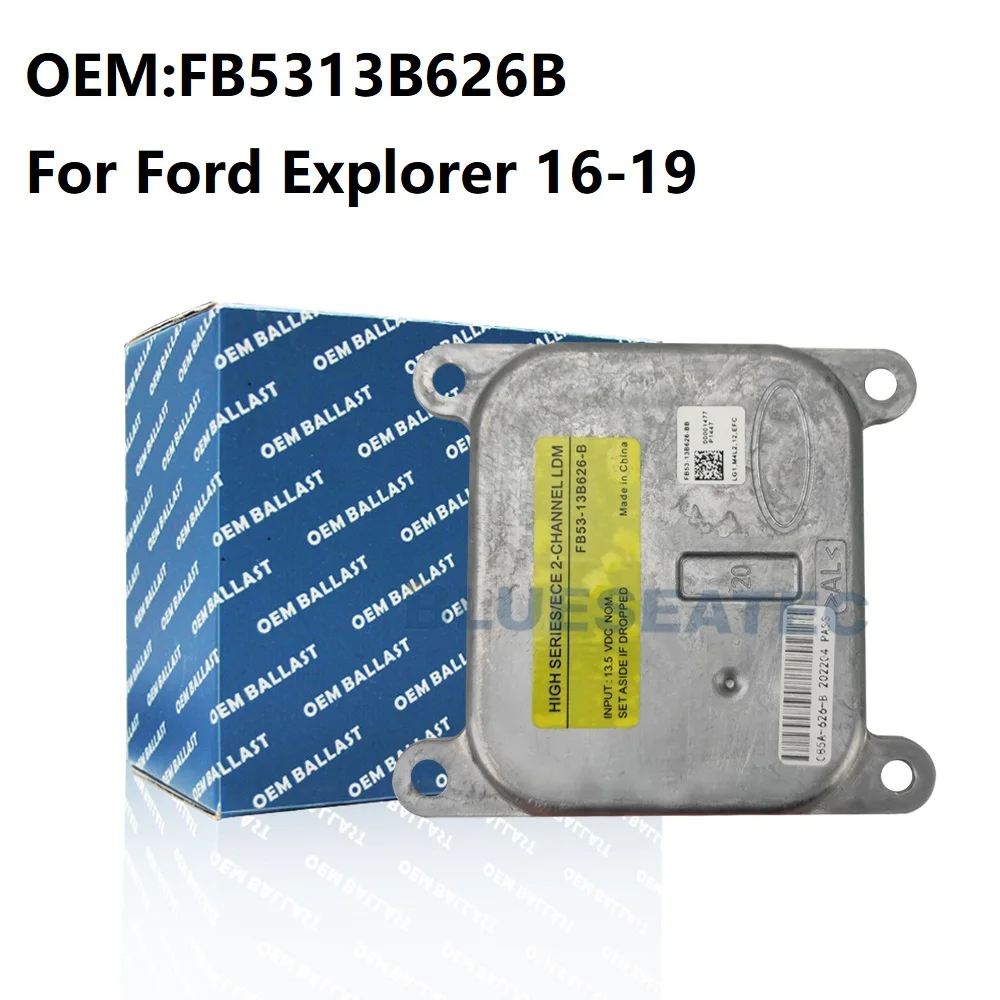 

NEW OEM #FB53-13B626-B For Ford Explorer 2016-2019 XENON HID Module Ballast Headlight Control Replaces FB5313B626B
