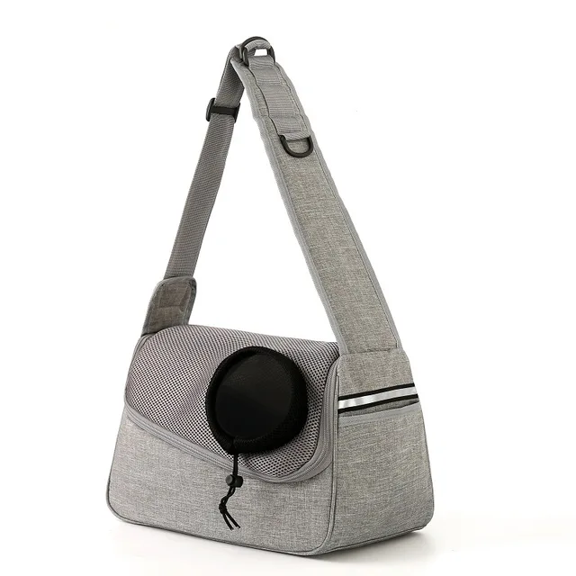 Cationic Dog and Cat Shoulder Crossbody Pet Bag Breathable Mesh Travel Portable Cat Bag 5