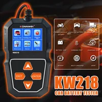 New KW218 Car Battery Tester 12V Motorcycle Auto Battery Analyzer 100 to 2000 CCA Car Moto Cranking Charging Test Battery Tools 1