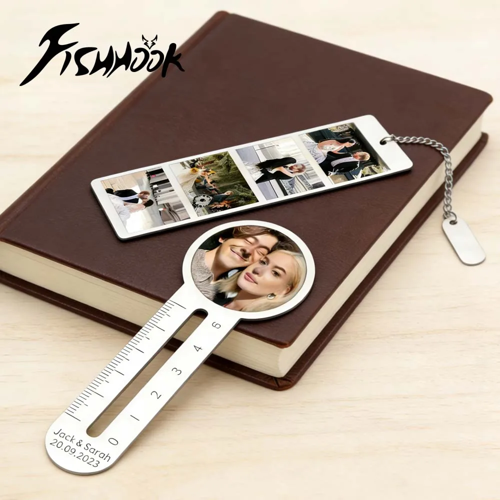Ruler Bookmark Custom Page Brand Print Photo Personalized Wedding ...