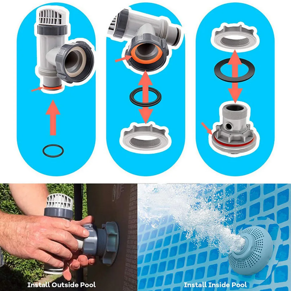 

Accessories O-ring Rubber 2 Large O-rings 2 Medium O-rings 2 Small O-rings O RINGS POOL PUMPS FILTER Brand New