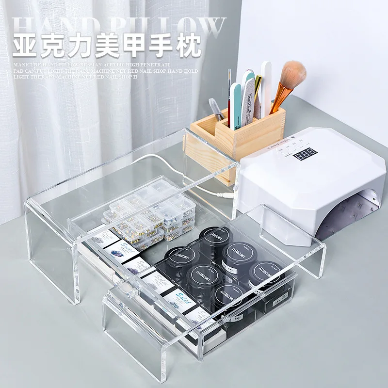 Acrylic Nail Hand Pillow Anti-Resistance Convenient Waterproof Manicure Art Wrist Support Holder Pad Nail Art Rest Manicure Tool