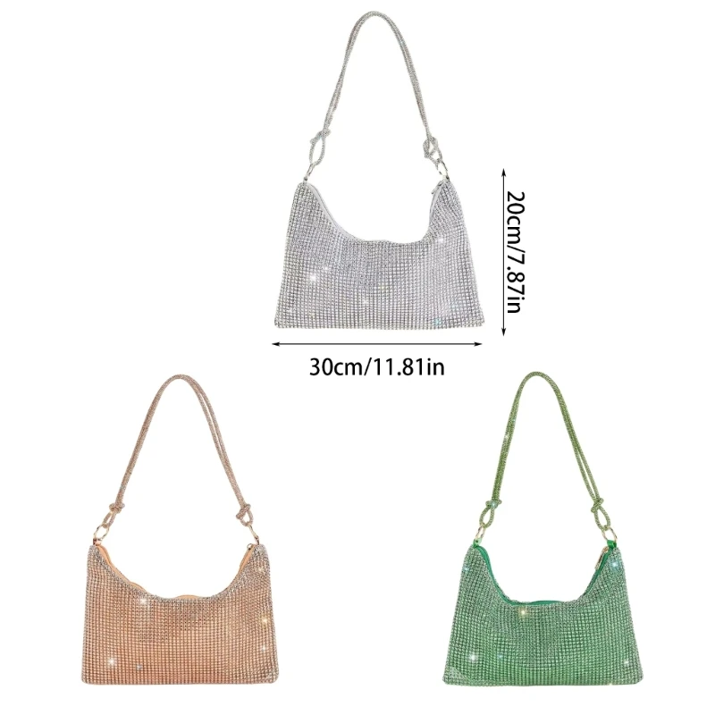 Casual Underarm Bag Party Evening Purse Single Shoulder Bag for Fashion Women
