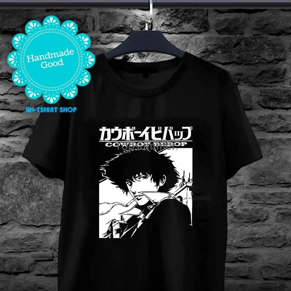 

Cowboy Bebop Shirt Anime Manga Akira Sci Fi T-Shirt Fashion 2019 O-Neck Casual High Quality Tee Shirts