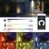 IP66 Waterproof TUYA Smart Living RGB Floodlight WIFI Outdoor Dimmable LED Spotlight 100W 220V Projector Landscape Lamp Street 2