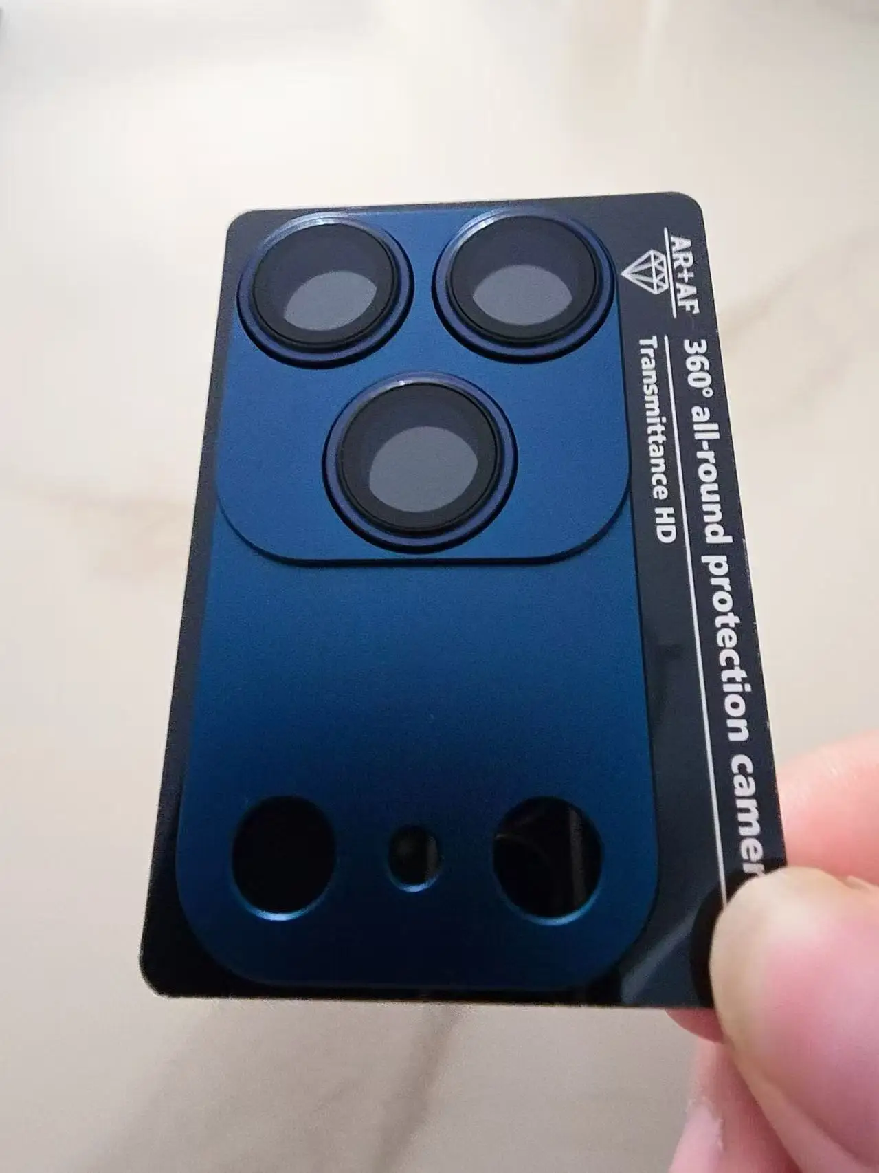 Premium Magnetic Metal Rear Camera Lens Protector for iPhone - Lens Cover & Screen Shield Film