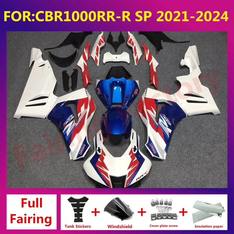 

Motorcycle Fairings Kits Fit for CBR1000RR CBR1000RR-R CBR1000 RR-R SP 2021 2022 2023 2024 zxmt full fairing kit set blue white