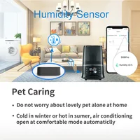 Tuya Temperature Humidity Sensor with IR Remote Control WiFi APP Remote Control var SmartLife for TV AC Work with Yandex Alexa - Image 5