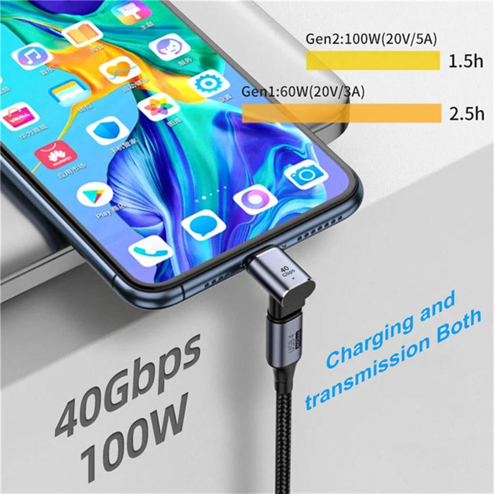 100W Type C Adapter OTG 40Gbps Magnetic Fast Data Transfer Tablet USB 4.0 Charging Converter for Phone Macbook Air Pro Laptop usb to type c adapter otg adapter type c adapter magnetic cable adapter magnetic charging adapter charging cable adapter charger power adapter