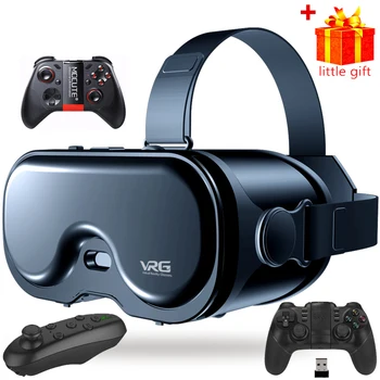 Visore VR 3D per Smartphone, Occhiali per Realtà Virtuale, Dispositivo con Lenti per Giochi su Cellulare